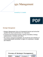 Strategic Management: Presented By-Dr. Anamika