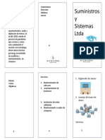 Folleto de Presntaccion de Servicios