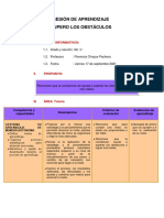 SESIÓN DE APRENDIZAJE N°109 Viernes 17 de Septiembre