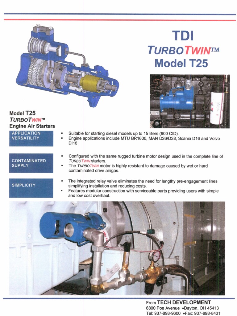 Tdi T25 Specification | PDF