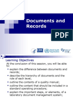 Documents and Records.
