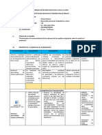 Sesión de Aprendizaje N°. 19 Setiembre 2