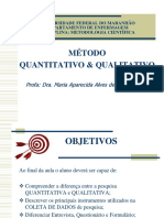 AULA  Método quantitativo e qualitativo - REMOTO