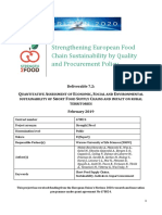 Strengthening European Food Chain Sustainability by Quality and Procurement Policy