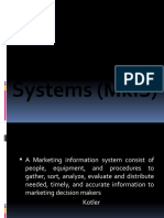 Marketing Information Systems (Mkis)