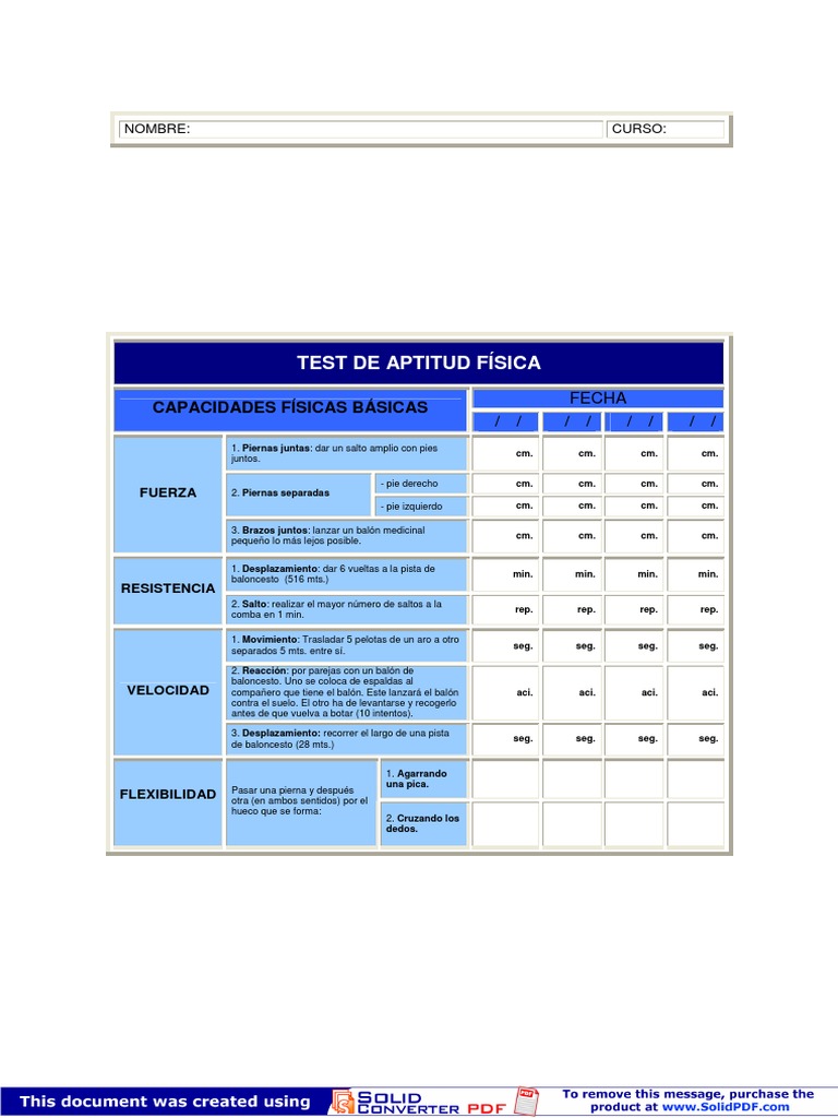 Evaluación Básica para El Baloncesto CFB PDF Deportes Deportes