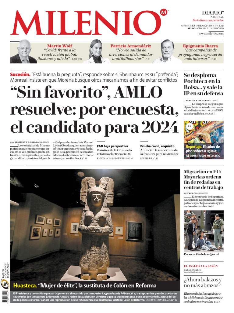 Milenio Nal 13oct2021 | PDF | MÃ©xico | Politica de mexico