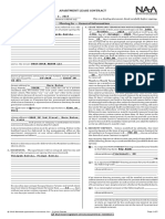 Apartment Lease Contract: This Is A Binding Document. Read Carefully Before Signing