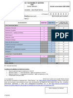 Fiche Pédagogique Licence 1 Économie Et Gestion EAD 2021-2022