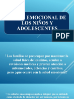 SALUD EMOCIONAL DE LOS NIÑOS Y ADOLESCENTES