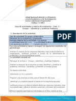 Guia de Actividades y Rúbrica de Evaluación - Fase 2 - Ensayo - Identificar y Justificar Problema