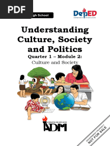 Understanding Culture, Society and Politics: Quarter 1 - Module 2