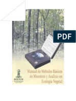 Manual de Metodos Basicos de Muestreo y Analisis en Ecologia