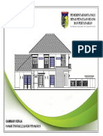 Gambar Kerja Pembangunan Rumah Tinggal Permanen Pak Muhlis (Kabid Sma)