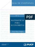 Matematica Para Economistas Pucp