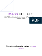 1.2 Mass Culture