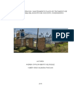 Manual de Operacion y Mantenimiento Planta de Tratamiento de Agua Potable Del Municipio de Chocontá, Cundinamarca
