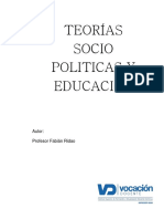 Modulo Integral Teorias Socio Politicas y Educacion. Prof. Fabian Ridao.