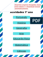 Downloads de atividades escolares do 1° ano