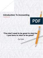 Introduction To Accounting: Prepared By: CMN
