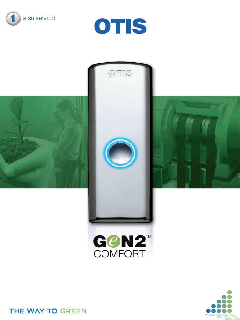 Catalogo Otis Gen2 Comfort PDF Ascensor Engranaje