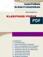 Materi-2 KLASIFIKASI PUPUK