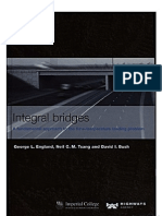 Integral Bridges (A Fundamental Approach To The Time Temperature Loading Problems) - Goerge L England