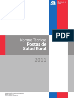 Cuaderno de Redes Nº 35 Norma Técnica Posta Salud Rural 2011