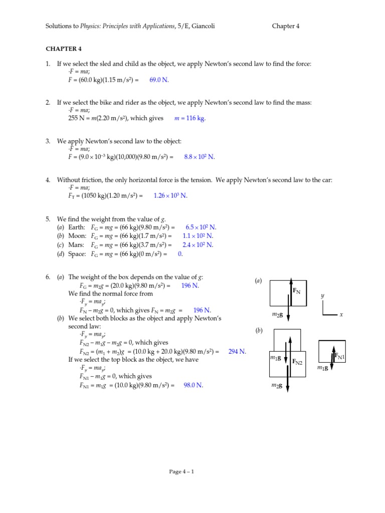Newton's Laws in Action: Forces Explained | PDF | Friction | Force