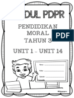 Modul PBD PDPR Moral Tahun 3 Cikgu Gorgeous 2021