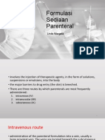 Formulasi Sediaan Parenteral