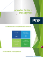 Information For Business Management