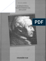 A Semântica Transcendental de Kant. 3ª. Ed. Campinas Unicamp CLE 2005