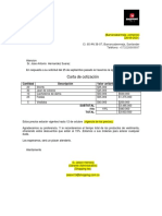 Carta de Cotización PLANTILLA