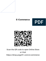 E-Commerce: Scan The QR Code To Open Online Store or Visit