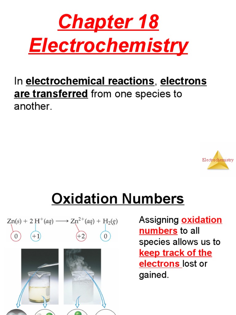 Understanding Electrochemistry Basics | PDF | Electrochemistry | Redox