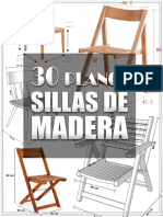 Una Guía Con 30 Planos para Hacer Sillas de Madera