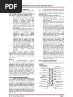 Embedded & Real Time Systems Notes by Suman Kalyan