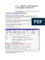 Cara Export _ Import Backup Konfigurasi MikroTik