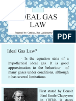 CATALAN Ideal Gas Law