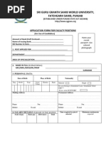 Application Form