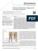 Computational Method To Verify Static Alignment of Transtibial Prosthesis