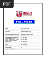 Fail Meja Ketua Pembantu Tadbir N22