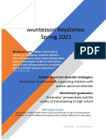 Montessori Keystones Spring 2021 Edition Montessori Research Australia