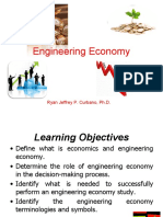 Engineering Economy: Ryan Jeffrey P. Curbano, PH.D