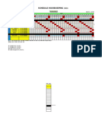 Schedule Housekeeping 2021: Month: October 2021