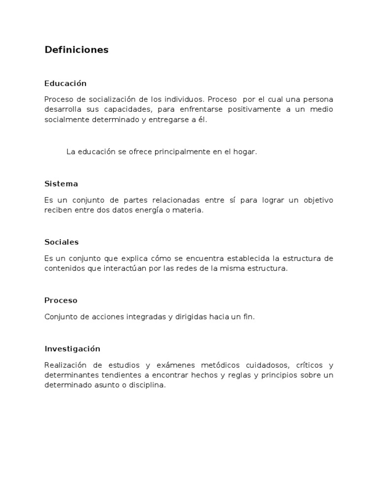 CONCEPTOS CLAVES System Academic Discipline Interactions