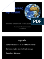 Global Warming Mythbusters: Webinar On Science Fact & Science Fic'On