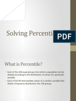 Solving Percentiles