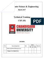 B.E. Computer Science & Engineering: Batch-2017